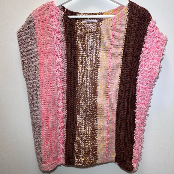 Anthropologie Sweaters - Anthropologie Textured Sweater Pancho Top - Size XS